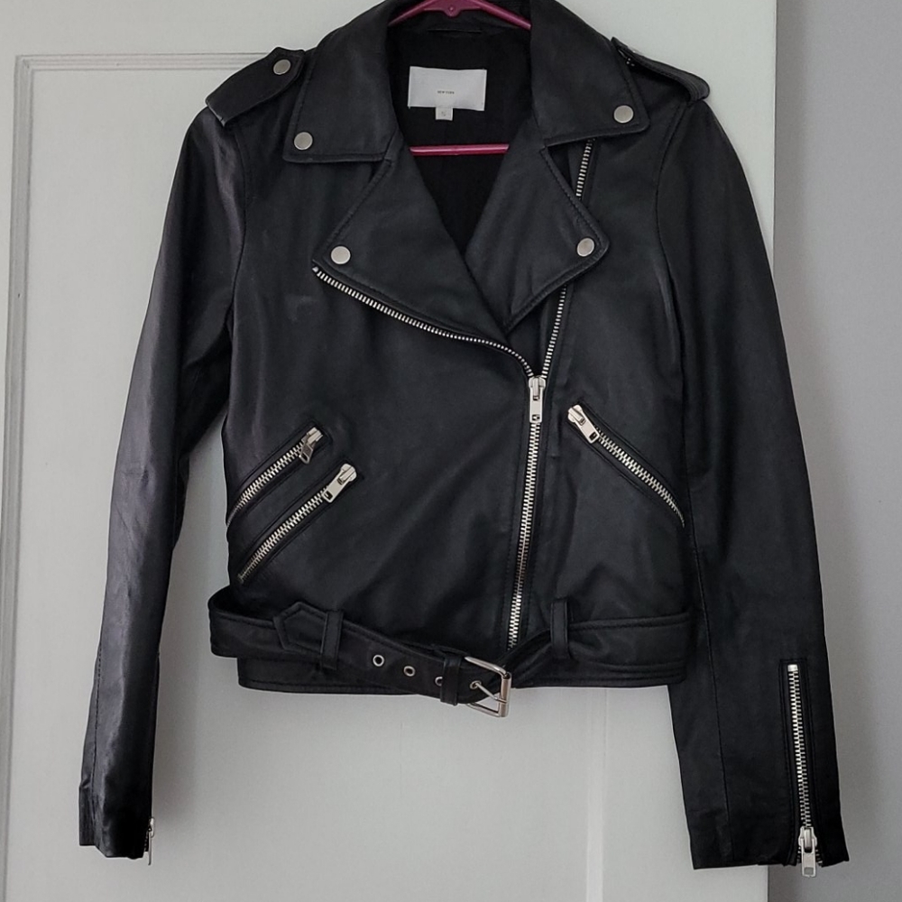 Walter Baker Allison Leather Moto Jacket S